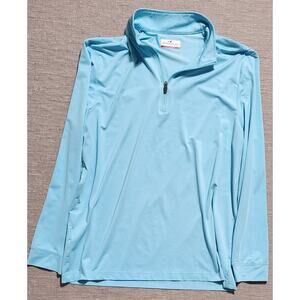 Grand Slam Performance Quarter Zip Pullover Men’s Large‎ Light Blue